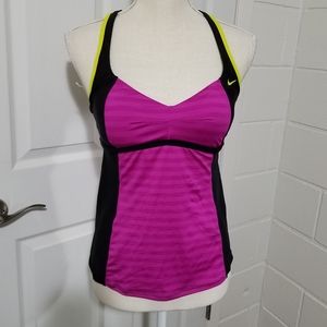 Nike Racerback Top w/ Built In Bra Size 8